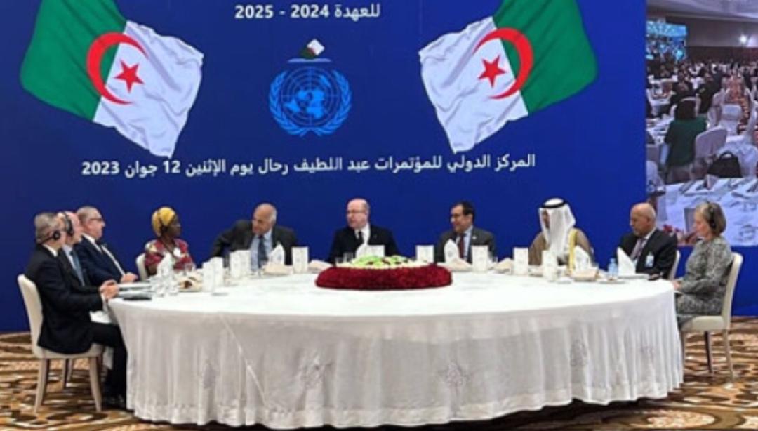 كلمة العميد العام للسفراء، سفير دولة الكويت  لدى الجزائر خلال مراسم حفل إنتخاب الجزائر كعضو غير دائم لدى مجلس الأمن لمدة سنتين